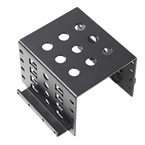 heaven2017 SSD Tray 2.5 inch to 3.5 inch SSD/HDD Adapter Bracket Mount Holder Black