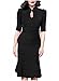 MABELER Women's 40s Vintage Style Shirtwaist Flared Tea Party Cocktail Dress