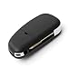 KATUR 1Pcs 4 Buttons 433Mhz Remote Control Car Key Shell Flip Folding Uncut Blade Auto Key Case Cover Replacement with 4D60 Chip for Jaguar