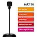 eBerry Computer USB Microphone, Plug and Play Condenser Microphone Studio Mic with Mute Button for Chatting,Recording,Tulip Shape and Flexible Goose Neck(6.5ft)