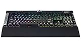 CORSAIR K95 RGB PLATINUM Mechanical Gaming Keyboard - USB Passthrough & Media Controls - Fastest Cherry MX Speed - RGB LED Backlit - Black Finish (Certified Refurbished)