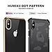 iPhone X Case, Humixx Ultra Slim Crystal Clear Soft TPU Back Cover with Plating Frame Protective Cover Case for iPhone X (Gold)