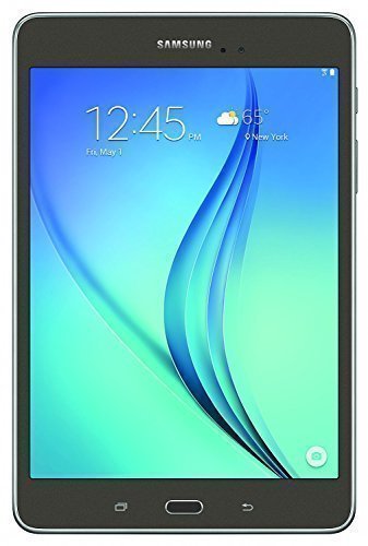 Samsung Galaxy Tab A SM-T550 9.7-Inch Tablet (32 GB, SMOKY-Titanium) W/ Book Cover (Certified Refurbished)