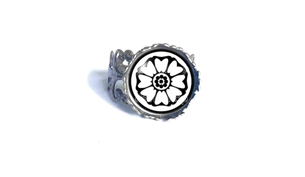 Symbol White Lotus Avatar The Last Airbender Ring Pride Fashion Jewelry Amazon Com