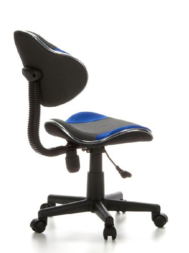 hjh-OFFICE-633000-Sedia-da-ufficio-per-bambini-KIDDY-GTI-2-grigio-blu-ideale-per-linizio-dellanno-scolastico-sedia-ergonomica-regolabile-in-altezza-base-stabile-schienale-ergonomico-sedia-giovent