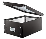 Snap-N-Store Double Wide CD Storage Box, Black (SNS01658) (Electronics)