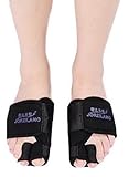 Soft New Adjustable strap Big Toe Bunion Splint Straightener Corrector Foot Pain Relief Hallux Valgus Padded Support Set of Left and Right