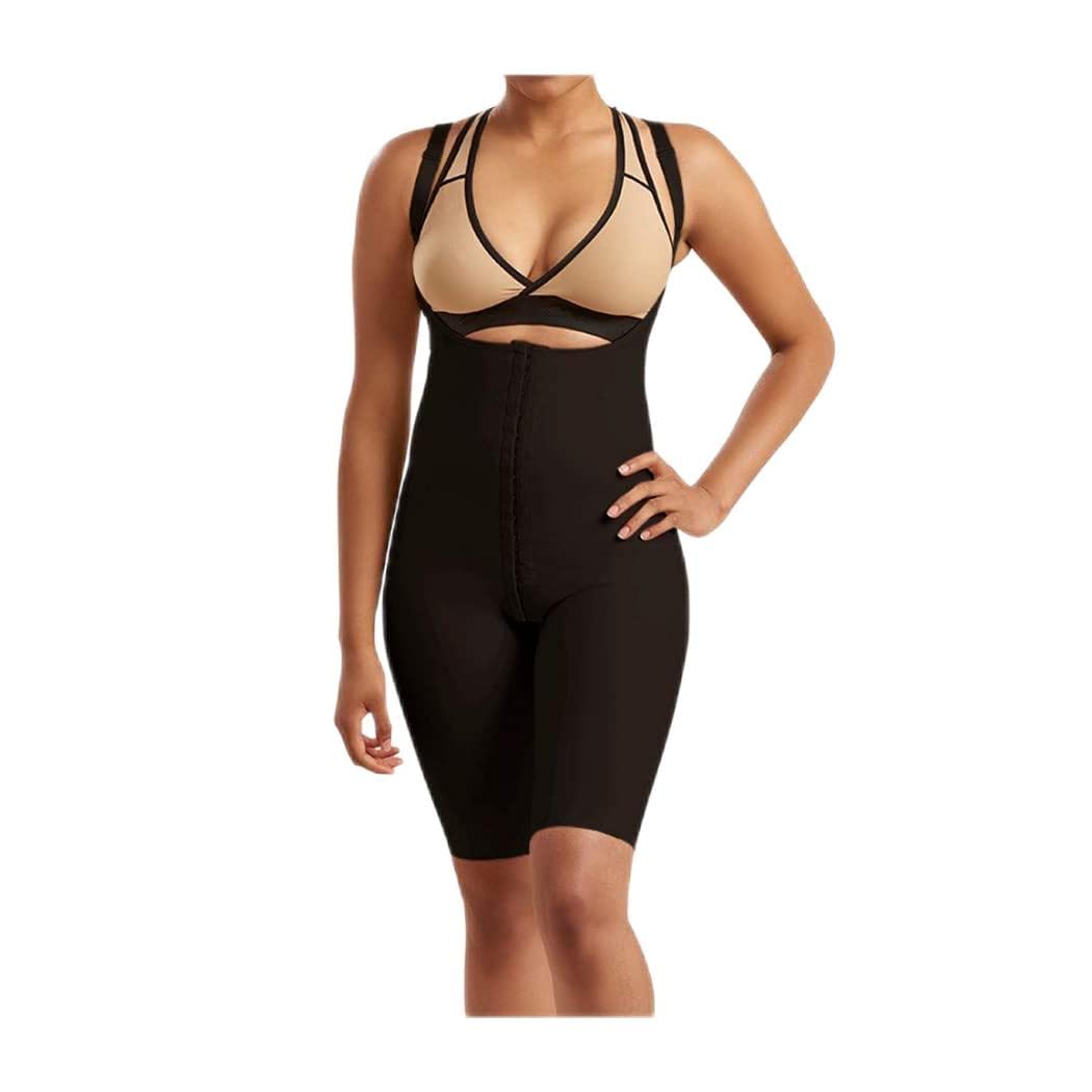Photo 1 of Marena SFBHS Women’s Girdle with High Back, Short-Length - Post-surgical Shapewear Support - Large, Black