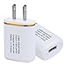 Lucoo US Plug Wall USB Charger + Type-C USB Cable Charging Set For ZTE Zmax Pro Z981/Google Pixel XL (Gold)