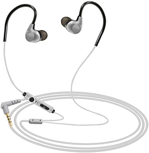 DOESIT Noise Cancelling Headphones,Wired In Ear Earbuds Earphones with Stereo Mic and Remote Control for iPhone &amp; Android Smartphones