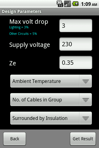 Cable Size Calculator