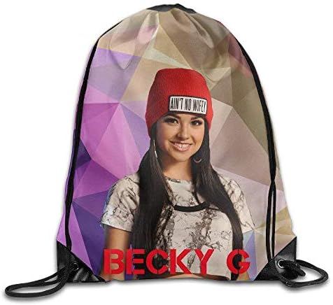 vcbndfcjnd Creative Design Becky G Drawstring Backpack Sport Bag For Men And Women
