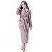 Richie House Women's Plush Soft Warm Fleece Bathrobe Robe RH1591