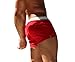 SALENT Mens Swimsuits Swim Trunks Short Swimming Boxer Briefs - Quick Dry Mesh Lining (Red, M Fit Waist: 32