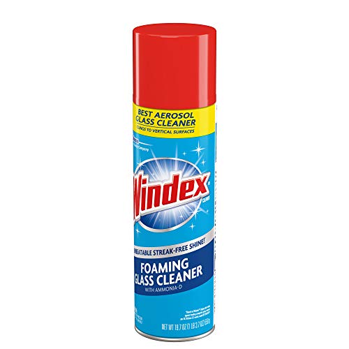 Windex Foaming Glass Cleaner With Ammonia D, Provides Unbeatable Streak