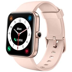 LIFEBEE-Smart-Watch-For-Women-Men-169-Full-Touch-Fitness-Watch-14-Sport-Modes-5ATM-Running-Watch-With-Heart-Rate-Blood-Oxygen-Monitor-Alexa-Built-in-Swim-GPS-Smart-Watches-For-Iphone-Android LIFEBEE Smart Watch For Women Men, 1.69'' Full Touch Fitness Watch, 14 Sport Modes 5ATM Running Watch With Heart Rate…