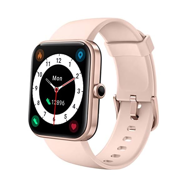 LIFEBEE-Smart-Watch-For-Women-Men-169-Full-Touch-Fitness-Watch-14-Sport-Modes-5ATM-Running-Watch-With-Heart-Rate-Blood-Oxygen-Monitor-Alexa-Built-in-Swim-GPS-Smart-Watches-For-Iphone-Android LIFEBEE Smart Watch For Women Men, 1.69'' Full Touch Fitness Watch, 14 Sport Modes 5ATM Running Watch With Heart Rate…