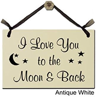 Funny, Humorous Signs: I love you to the moon and back