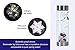 WELLNESS Gem Water Bottle by VitaJuwel w/FREE Wellness Essential Oil. Gemstone Pod Contains Rose Quartz, Amethyst and Clear Quartz