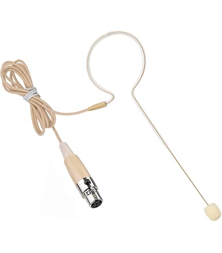 Micro Serre-tête Sujeetec Mini XLR TA4F - Compatible Shure, Omnidirectionnel, Pour Spectacle