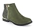 Urban Heels Women's Casual Faux Suede Heeled Ankle Boots