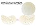 HONGZHESHEN Ultrathin Self Adhesive Silicone Invisible Push-up ,Reusable Strapless Bra Sexy Medical silica gel,Ventilation NuBra (B, Nude)