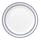 Corelle Livingware Classic Café Blue 10-1/4” Dinner Plate (Set of 4)