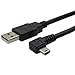 CABLEDECONN 6FT Mini USB B Type 5pin Male Left Angled 90 Degree to USB 2.0 Male Data Car GPS Devices Cable primary