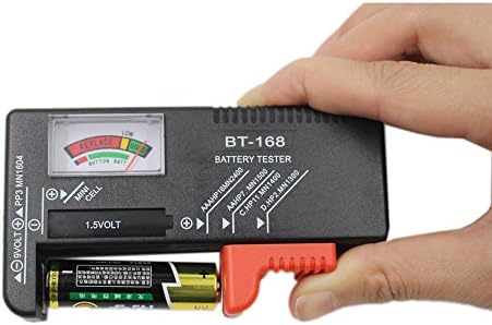 Top-spring Universal Battery Checker Tester AA AAA C/D 9V Button in Consumer Electronics, Multipurpose Batteries (Model: BT-168)