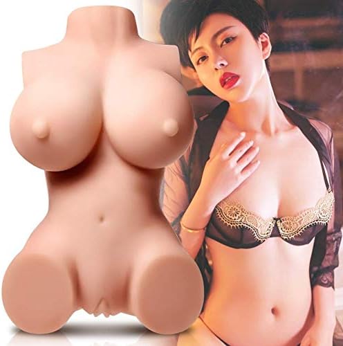 Mokeae Lifelike Silicone TPE Torso Dolls Realistic Adult Male Practice Toys (10×6.2×4in) Mokeae