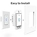 Joso Smart Light Switch, Wi-Fi Remote Timing Control with Smartphone In-Wall Light Switch compatible with Amazon Alexa and Google Assistant,No Hub Required