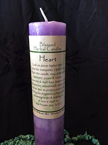 Blessed Herbal - Heart Candle