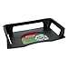 Rolodex Regeneration Recycled Plastic Stackable Side-Load Letter Tray Black (86027)