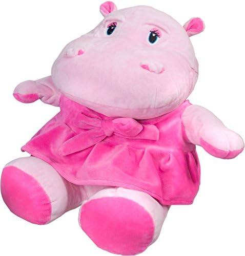My Friend Huggles Hug Me Hug Me Hippo, Children's Soft Stuffed Animal: Pink Fanny