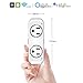 WiFi Smart Plug socket for use with Alexa Echo/Google Home/IFTTT, OUKITEL dual mini smart socket, remote control, timer, no hub required, ETL Listed-2 Pack