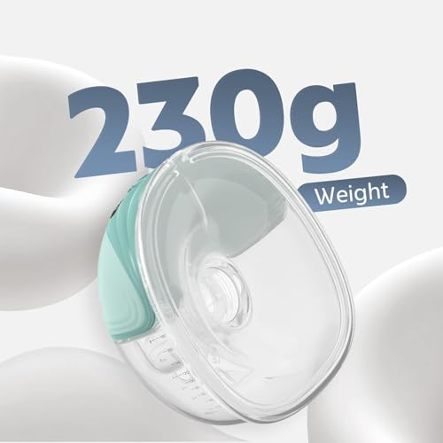 MOMMED Electric Breast Pump, 24mm Electric Breast Pumps with 3 Modes and 12 Powers, Leakproof Design Hands-Free Breast Pumps, Includes 17/19/21mm Flange Inserts