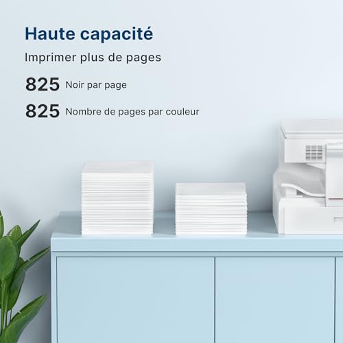 Cartouche 912 912 XL Compatible pour HP 912 912XL Cartouche pour HP OfficeJet Pro 8022e 8024e 8020e 8022 8024 8020 8023 OfficeJet 8014e 8012e 8012 8010 8014 8015 8017 pour HP 912xl Pack de 4