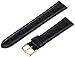 Hadley-Roma Men's 18mm Leather Watch Strap, Color:Black (Model: MSM835RA-180)