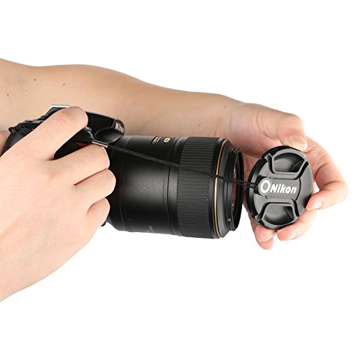image for Lens Cap Keeper Holder 5 Pack , pangshi FDS-5 Lens Cap Leash String fo