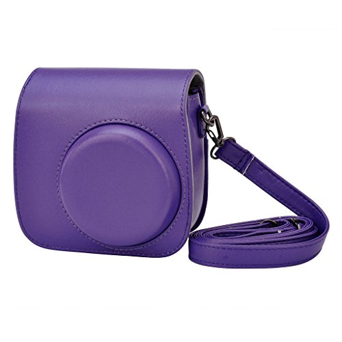 Mogoko classic vintage pu leather instax camera compact…