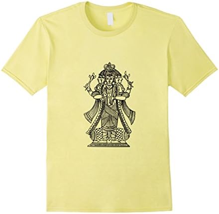 Mens Hindu God of India Lord Shiva Spiritual Yoga T-Shirt Medium Lemon