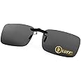 LUFF Polarized Clip on Sunglasses for women and men,sunglasses clip for car visor,UV400 Outdoor/Driving/Fishing