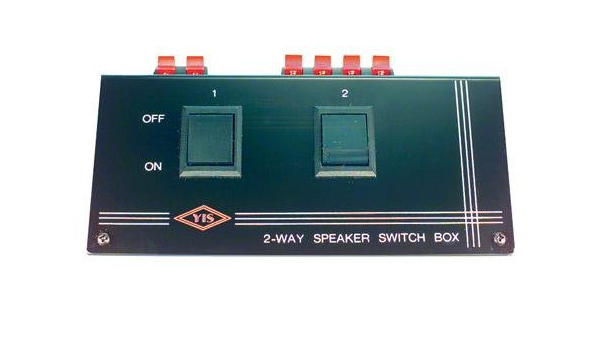 2 way speaker switch box