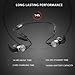 Bluetooth Headphones Sport, HIFI Stereo with Bass Wireless Earbuds with Mic, Noise Cancelling, Sweatproof Waterproof Headset -BOIROS Magnetic Earphone for Running Gym Exercising 14 Hour Play Time