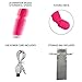 London Luxury BRRC304 Powerful Wand Personal Cordless Massager, 20 Modes and 8 Speed Patterns, USB Rechargeable Pink