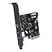 QICENT PCI USB C Express Card with USB3.1, Type C 2 Ports Superspeed Up to 10 Gbps and 15-Pin Power Connector for Windows 7/8/8.1/10 Above & Linux Kernal