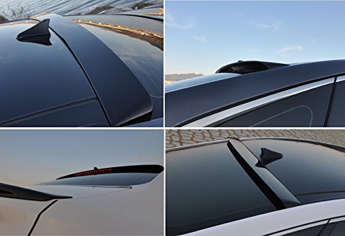 Automotiveapple Sell, DALLIZA Rear Roof Spoiler Painted 1-pc for 2015 Hyundai Genesis Sedan (YB6 - Onix Black)