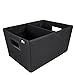 MIU COLOR Car Trunk Storage Organizer Collapsible Cargo Storage Containers for Cars Sedan SUV Truck, Black