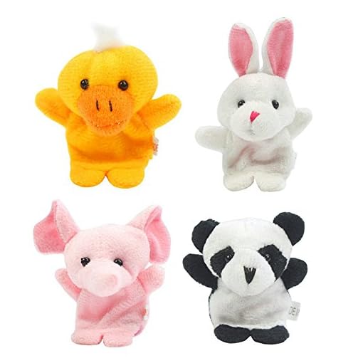 Cartoon Animal Velvet Finger Puppet Finger Toy Finger Doll Baby Cloth Educational Hand Toy Story 10pcs by TATEELY - Image 7