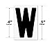 Changeable Outdoor Sign Letters 4â€ Portable Flex Letters 273 Count Helvetica Font 5â€ Panel